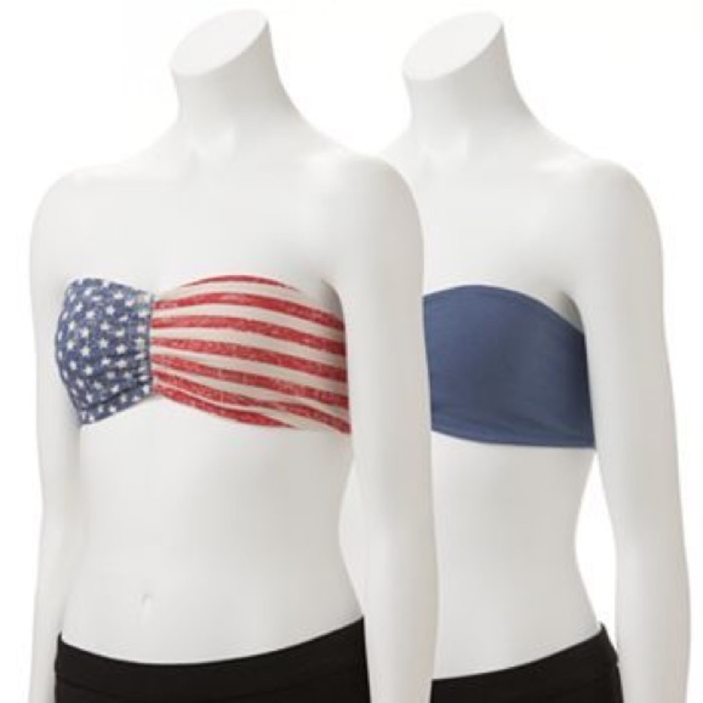 American flag bandeau